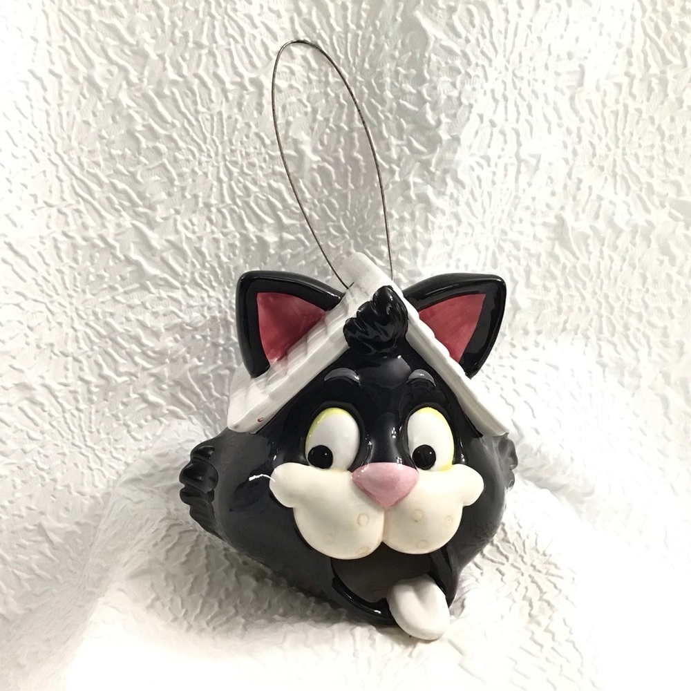 Ceramic Cat Face Bird House/Feeder